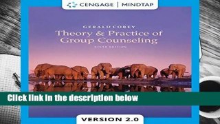 Full E-book  Theory and Practice of Group Counseling  For Kindle