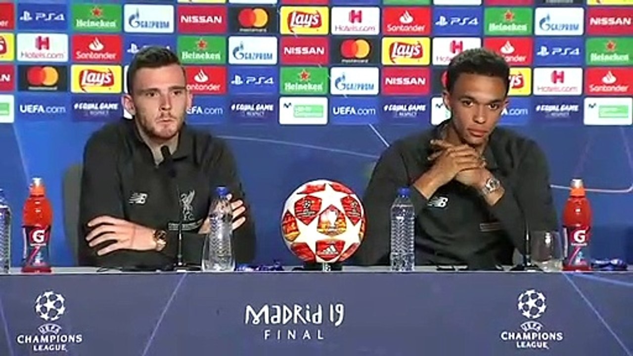 Robertson and Alexander-Arnold say Tottenham 'no underdogs'