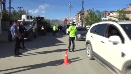 Yüksekova'da bayram öncesi huzur uygulaması