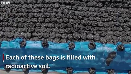 Fukushima- How to move a mountain of radioactive soil  - BBC News