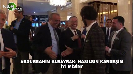 Abdurrahim Albayrak'tan Hamit Altıntop'a: "Bizim futbolcularda senden çok göbek var"