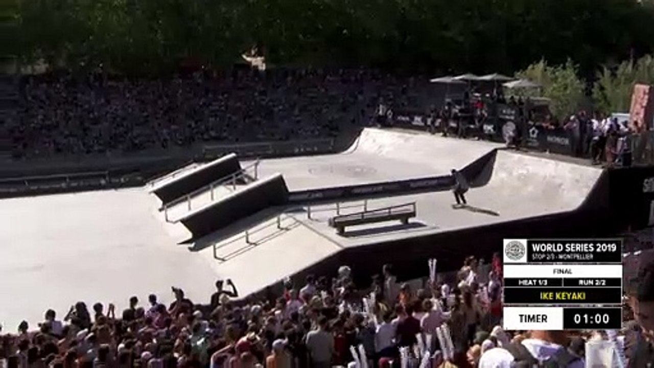Ike Keyaki | 2nd place - SNIPES Skateboard Street Pro Final | FISE Montpellier 2019