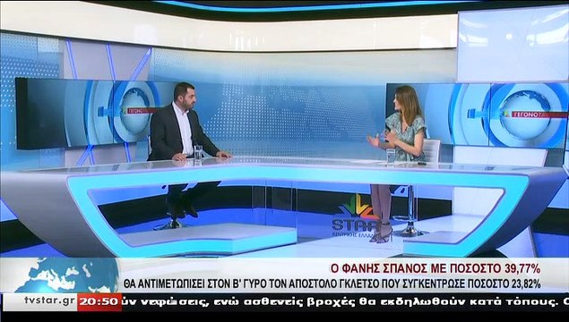 Ο υποψήφιος περιφερειάρχης Στερεάς Ελλάδας Φ. ΣΠΑΝΟΣ, στο STAR Κεντρικής Ελλάδας