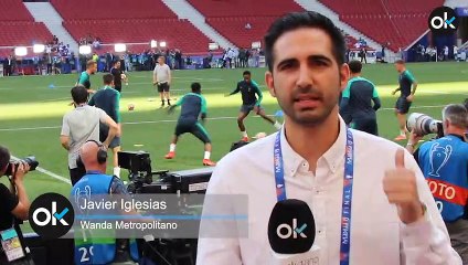 Kane entrena con normalidad el día antes de la final