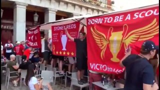 #LFC  fans in Madrid for the 2019 CL Final vs Spurs