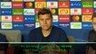 Pochettino reacts after being asked if he has lost weight