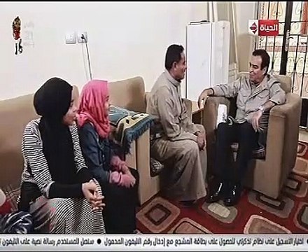جورج قرداحى يسلم جائزة اسم من مصر لكفيف فاز بها