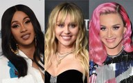 Cardi B, Miley Cyrus and Katy Perry Support Each Other's New Music