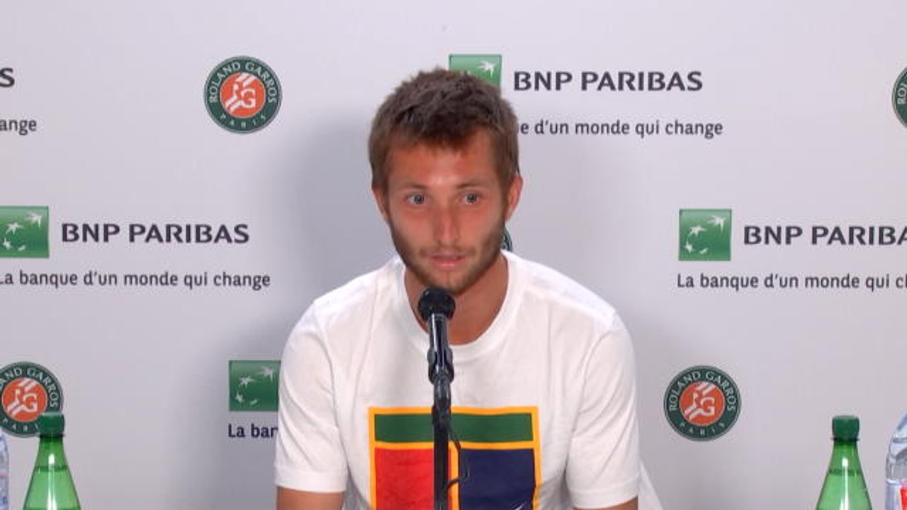 Roland-Garros - Moutet : "Il a été meilleur que moi dans les moments importants"