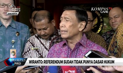 Soal Referendum Aceh, Wiranto: Referendum Sudah Tidak Punya Dasar Hukum