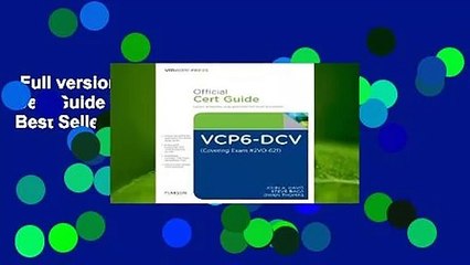 Full version  Vcp6-DCV Official Cert Guide (Exam #2v0-621)  Best Sellers Rank : #3