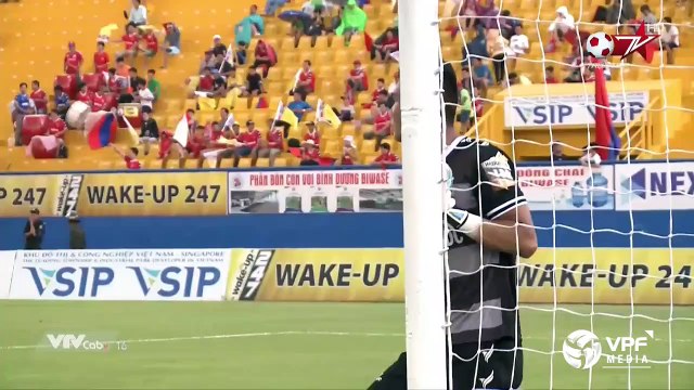 Đại chiến trong mưa, Bình Dương giành chiến thắng trong trận cầu 6 điểm với Khánh Hòa | VPF Media