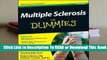 Full E-book Multiple Sclerosis for Dummies  For Free