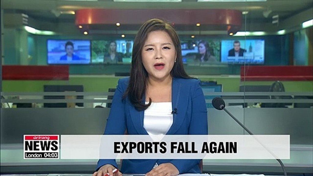 S. Korea's exports decrease on-year for sixth consecutive month in May