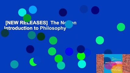 [NEW RELEASES]  The Norton Introduction to Philosophy