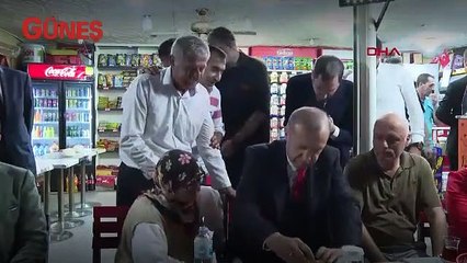 Başkan Erdoğan görünce müdahale etti: Gel buraya gel