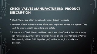 KHD Valves Automation Pvt Ltd is a High Quality Check Valves Manufacturer in Mumbai