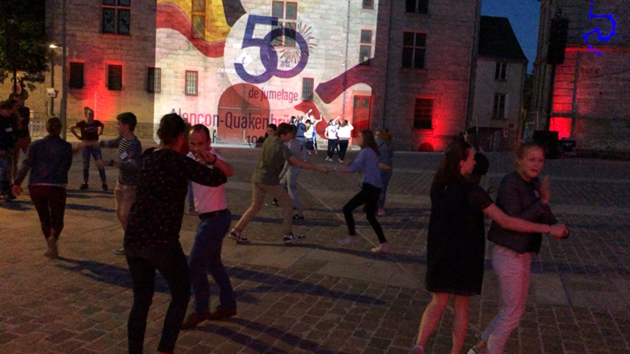 Les 50 ans du jumelage Alençon - Quankenbrück fêtés en son et lumière