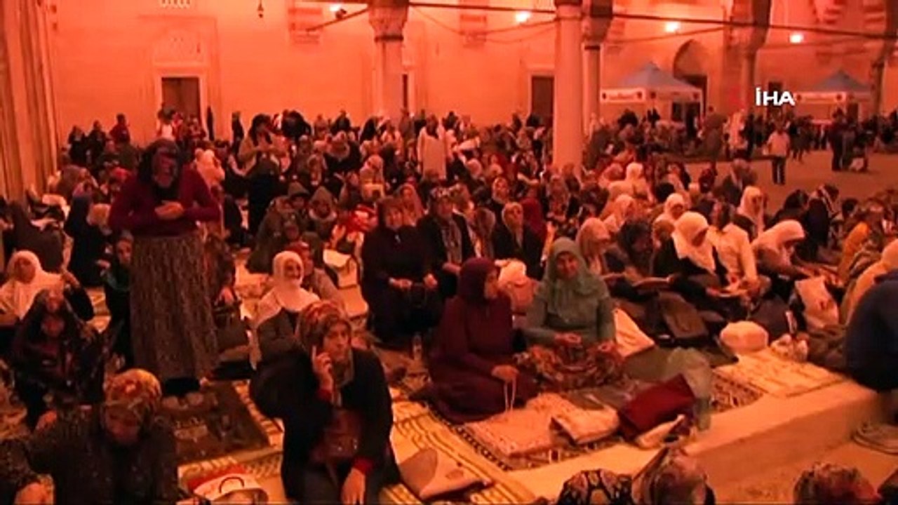 Kadir Gecesi'nde Selimiye Camii Doldu Taştı