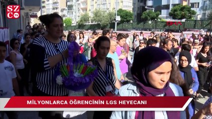 Milyonlarca öğrencinin LGS heyecanı