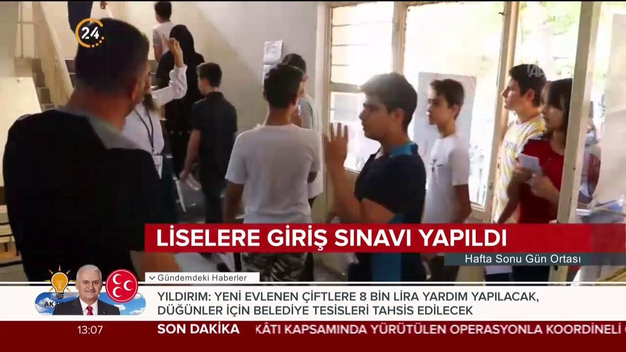 Liselere Giriş Sınavı (#LGS) yapıldı