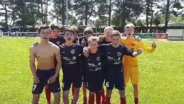 LES U15 AVEC LEURS AINES POUR LA COUPE