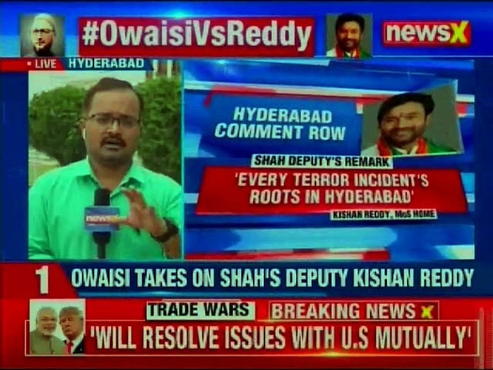 Asaduddin Owaisi speaks to NewsX, hits out at Kishan Reddy's ISIS in Hyderabad statement