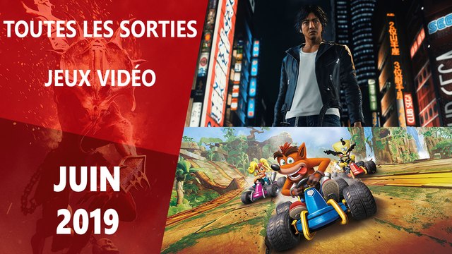 Calendrier des sorties jeux vidéo en juin 2019
