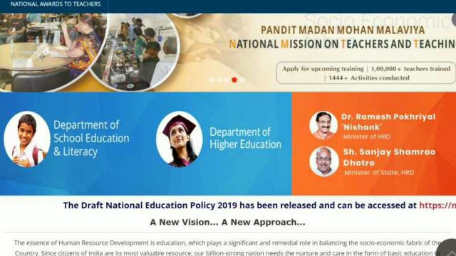Stop Hindi Imposition Protest Erupts Against Centre's Draft Education Plan in Tamil Nadu,HRD Nishank