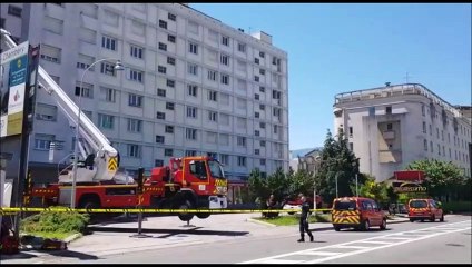 Incendie immeuble Chambéry