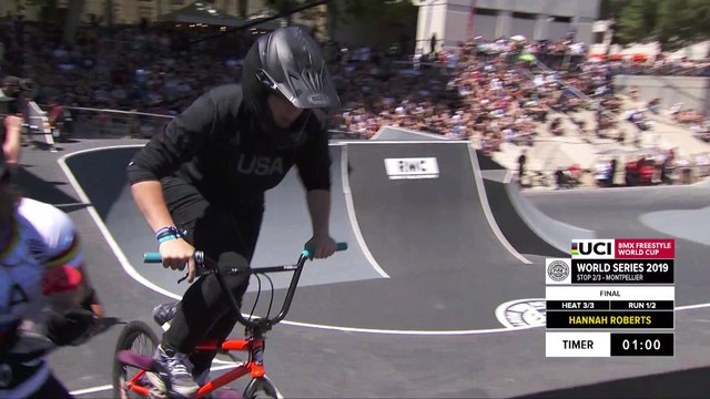 Hannah Roberts | 1st place - UCI BMX Freestyle Park World Cup Women Final | FISE Montpellier 2019