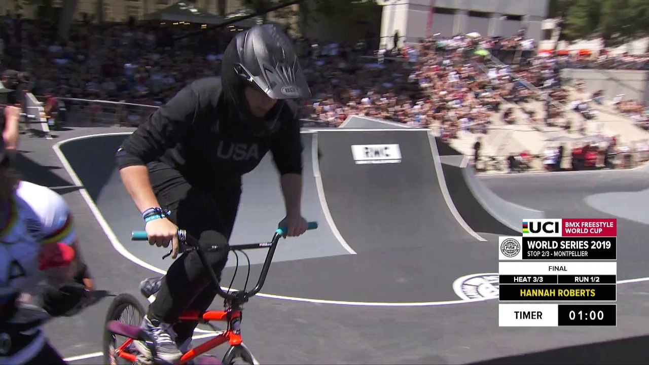 Hannah Roberts | 1st place - UCI BMX Freestyle Park World Cup Women Final | FISE Montpellier 2019