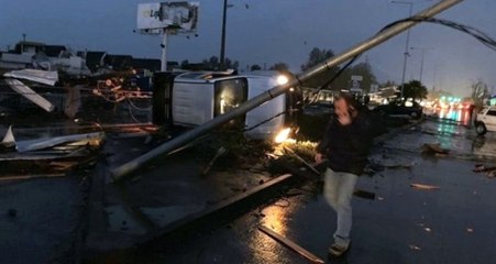 Şili'de meydana gelen kasırga hayatı felç etti! Yaralılar var
