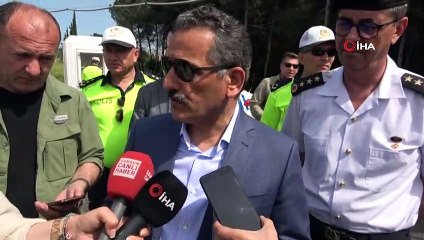 Vali Kaymak'tan sürücülere uyarı, çocuklara kırmızı düdük