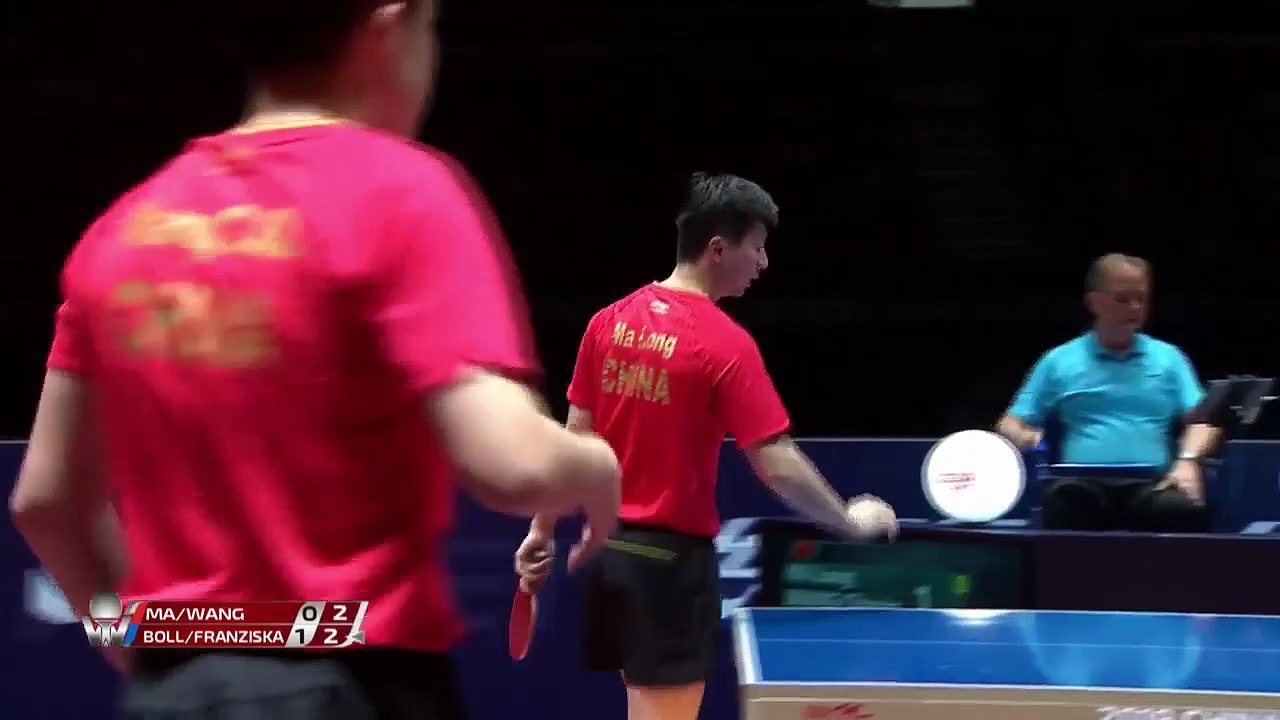 Ma Long/Wang Chuqin vs Timo Boll/Patrick Franziska | 2019 ITTF China Open Highlights (Final)