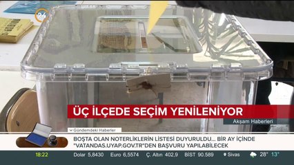 YSK takvimi işliyor