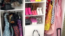 Barbie Doll Bedroom for Gigi Hadid Doll with Dress up Wardrobe Toy