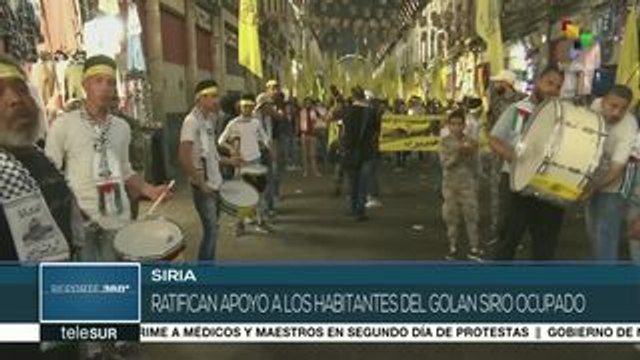 Siria se une al Día Mundial de Al Quds para repudiar ocupación israelí