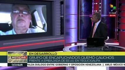 Salgado: fuego en embajada de EEUU sería una acción de bandera falsa