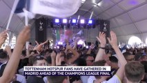 Tottenham fans gather in Madrid ahead of the Champions League final