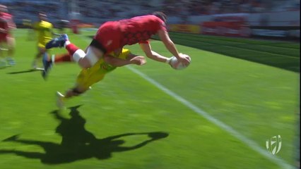 This is how you score a try! - Amazing finish from Joe Goodchild