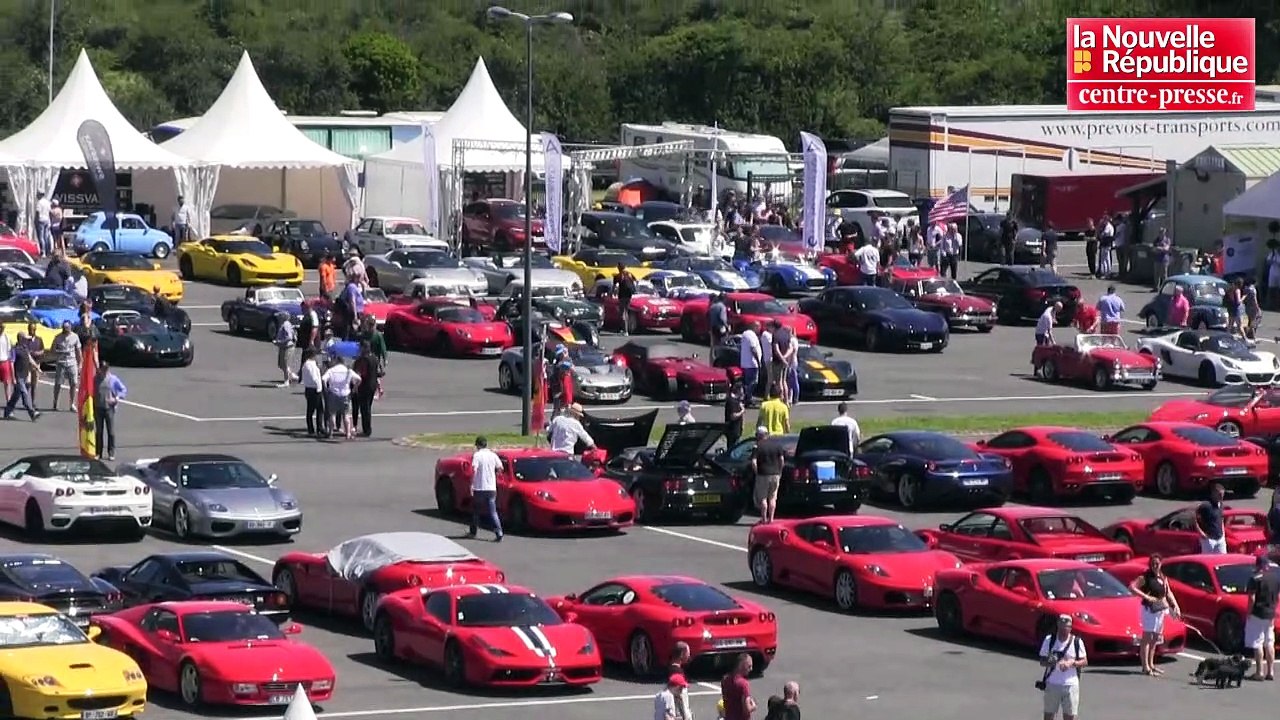 VIDEO. Le Vigeant : des Ferrari contre le cancer