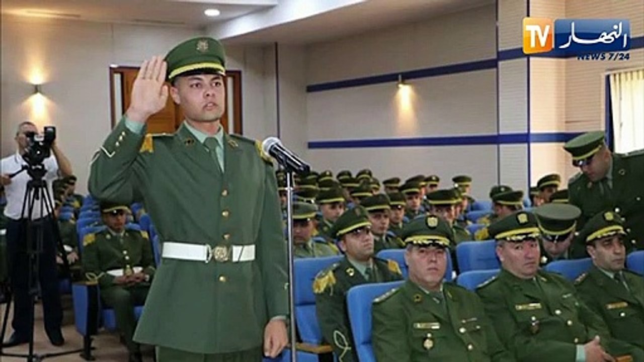 الدفعة 52 لضباط الدرك الوطني يؤدون اليمين القانونية بمجلس قضاء الجزائر