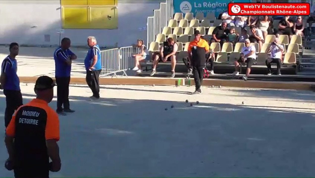 Pétanque : Championnats Territoriaux Rhône-Alpes 2019 à Chabeuil - Finale Promotion BARBIER (69) vs BALLAZ (38)
