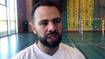 Coupe du Rhône Futsal (finale) – Samir GHEMMAZI réagit après la défaite de la Team BEL AIR contre SUD AZERGUES Futsal