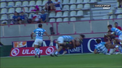 Paris Sevens - L'énorme cartouche de Schulz sur un anglais