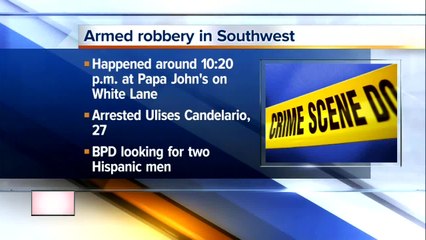 Police arrest suspect in Papa John's armed robbery