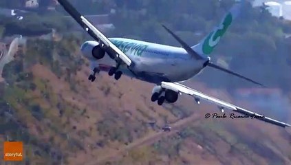 Download Video: Ce pilote d'avion va avoir beaucoup de mal pour poser son boeing... Impressionnant