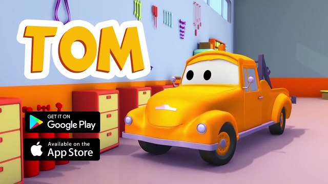Tom la Dépanneuse - Jerry la VOITURE DE COURSE noie son MOTEUR - Dessin animé de camions