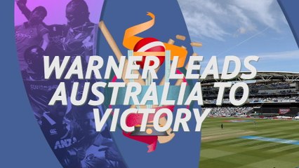 Warner leads Australia to victory on comeback